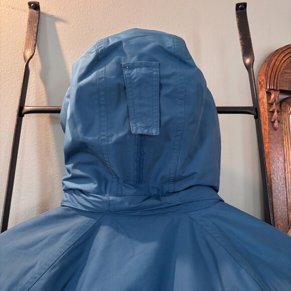 Women’s L.L. Bean Hooded Coat Thinsulate Winter Small 0FJS3 Blue Pockets - Picture 7 of 14
